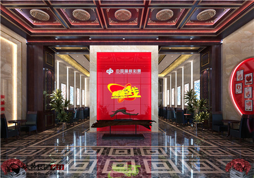 红寺堡福彩中心展厅设计案例_红寺堡展厅设计装修公司_nxjdhl
