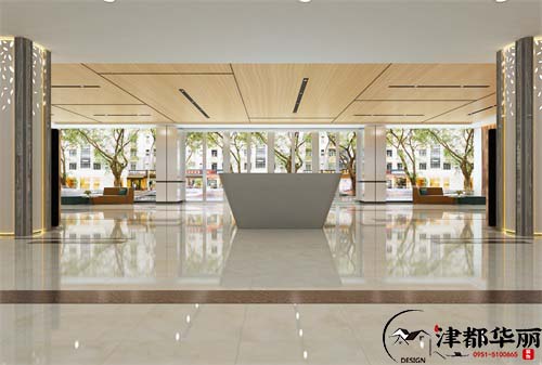 红寺堡银川华益商场大厅装修设计方案|打造优质的服务型空间