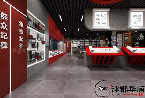 红寺堡公路局展厅设计方案鉴赏|红寺堡展厅设计装修公司推荐