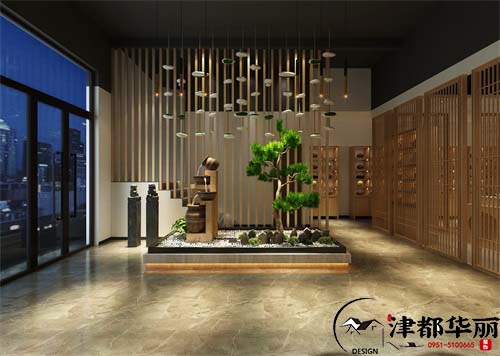 红寺堡茗福阁茶楼设计方案鉴赏|结于历史文化情结下的典雅空间