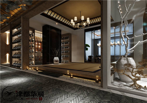 红寺堡逸闲居会所设计方案鉴赏|红寺堡会所设计装修公司推荐