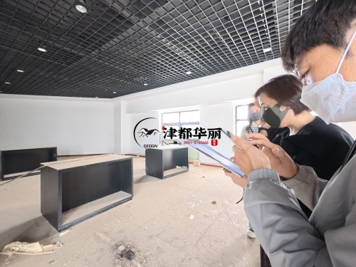 红寺堡装修公司|红寺堡海乐酒店装修设计现场勘察