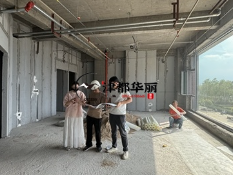 红寺堡装修公司|红寺堡涂楷商业会所设计装修项目前期施工进度