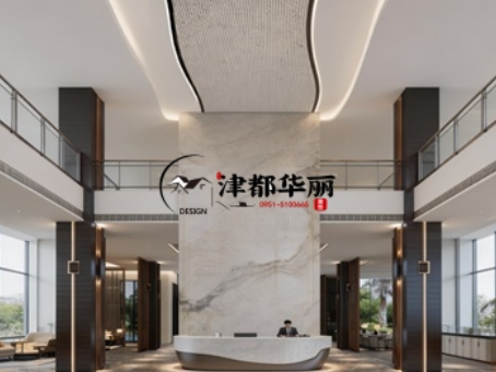 红寺堡工装装修公司|红寺堡公园华府售楼营销中心设计装修新理念